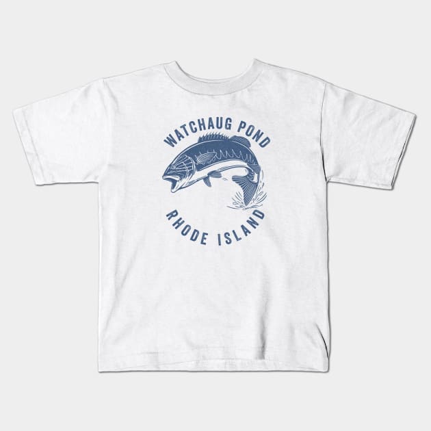 Watchaug Pond Rhode Island Kids T-Shirt by Eureka Shirts